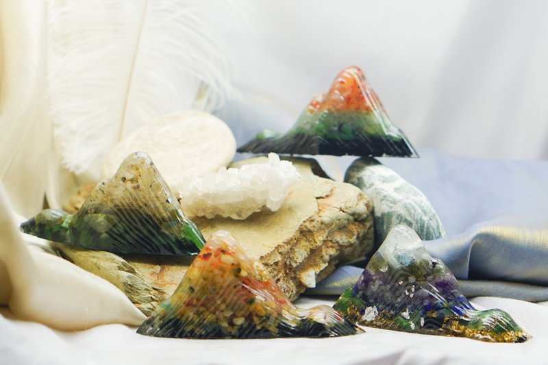 有仙山－PF经典款灵山－魔法水晶净化奥根 - 摆饰 - 树脂 多色