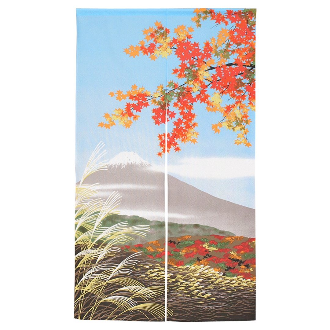 日本制コスモ长门帘富士山秋叶帷幕 - 门帘/门牌 - 其他人造纤维 