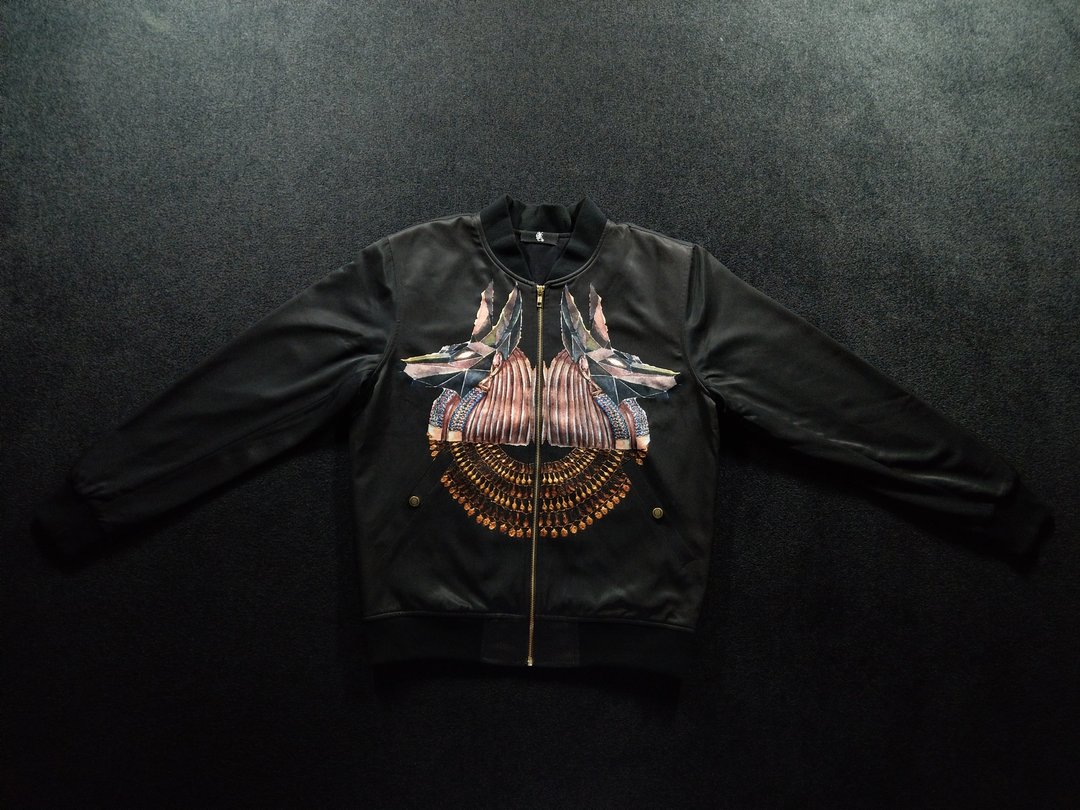 Anapa Bomber jacket 古埃及冥王阿奴拜飞行外套 - 男装外套 - 聚酯纤维 黑色