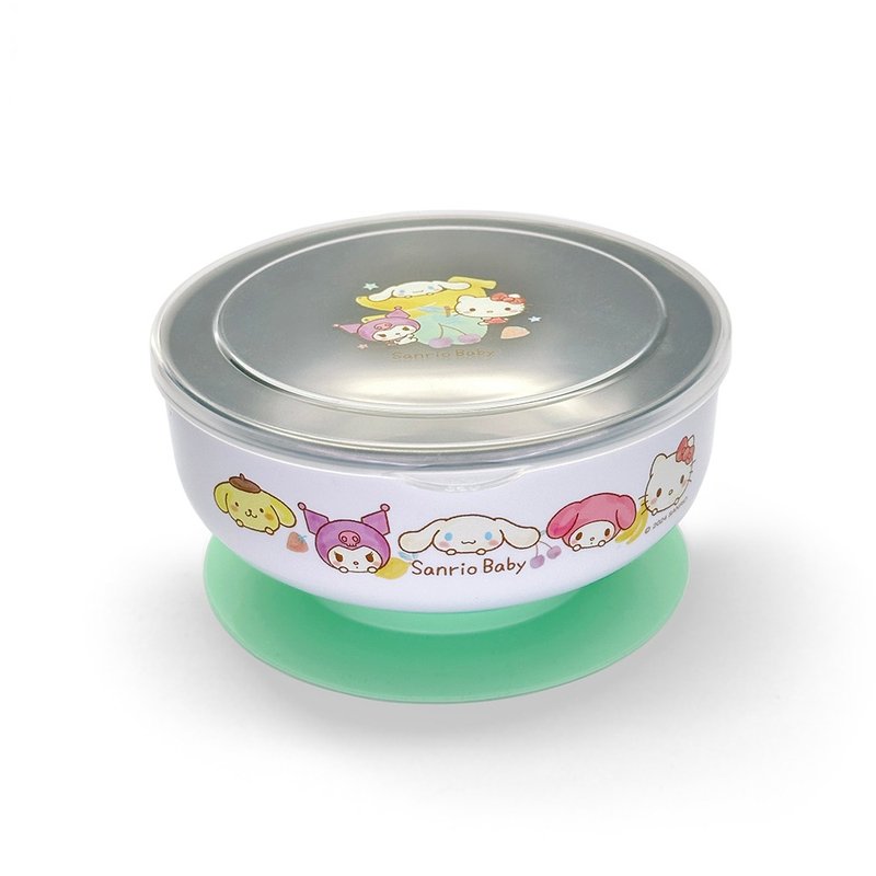 【Baby City 娃娃城】三丽鸥学习吸盘碗 - 碗 - 不锈钢 白色