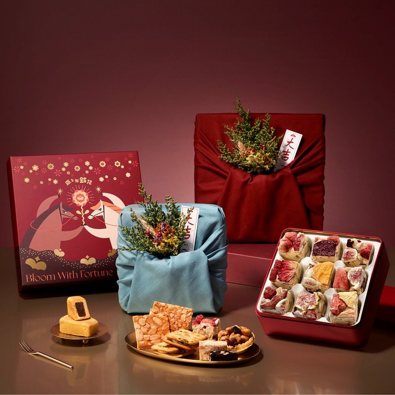 2026 春节【超值包邮组】富贵赤马嫣火迎春礼盒组 (一组 2 盒) - 蛋糕/甜点 - 其他材质 