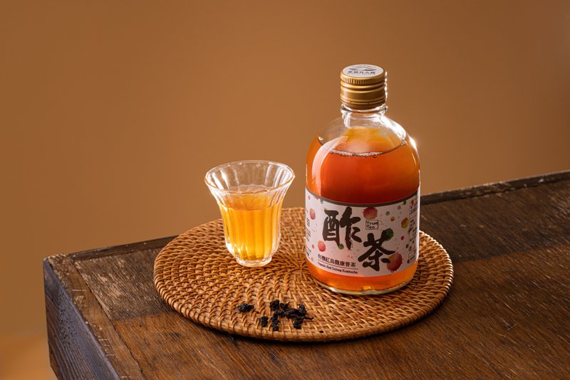 【健康伴手礼】原力酿×连记茶庄 有机红乌龙康普茶 - 醋/水果醋 - 新鲜食材 卡其色