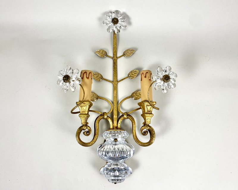 复古单壁灯法式镀金金属和水晶壁灯 由 MAISON Bagues 出品 - 灯具/灯饰 - 其他金属 金色