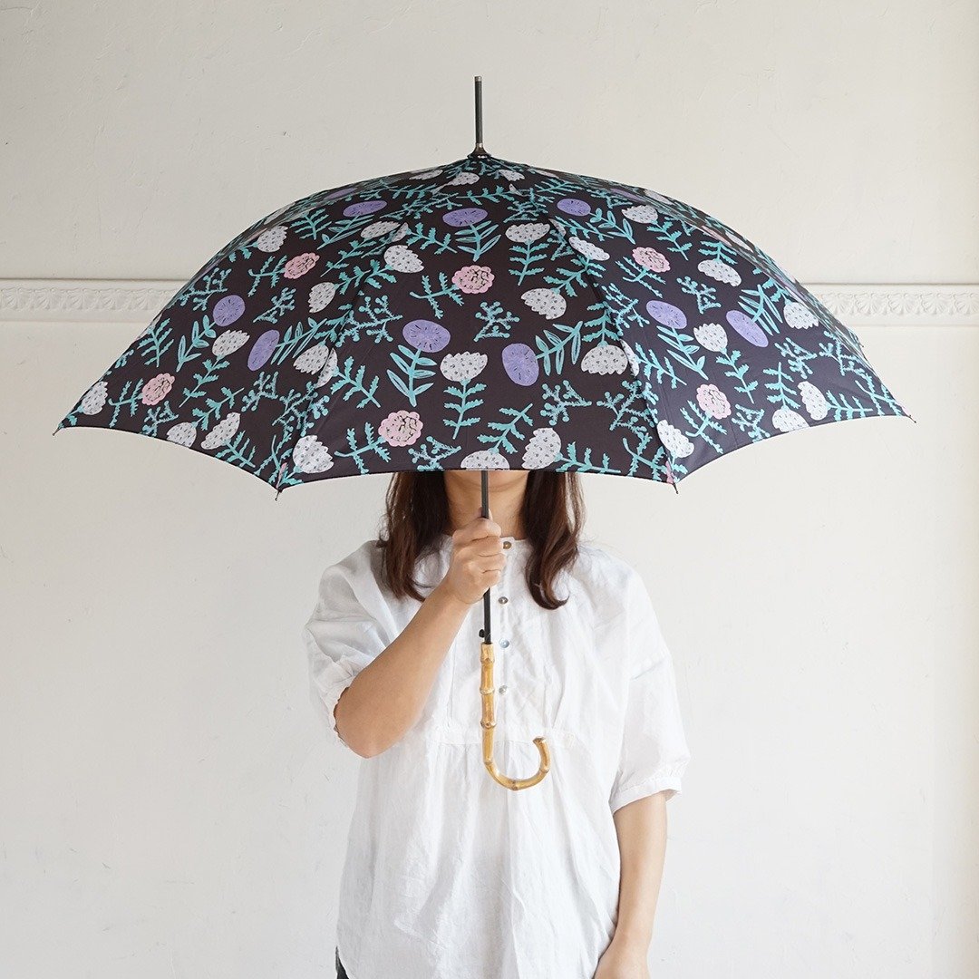 竹柄伞　晴天和雨天都可以使用　阳伞 - 雨伞/雨衣 - 防水材质 多色