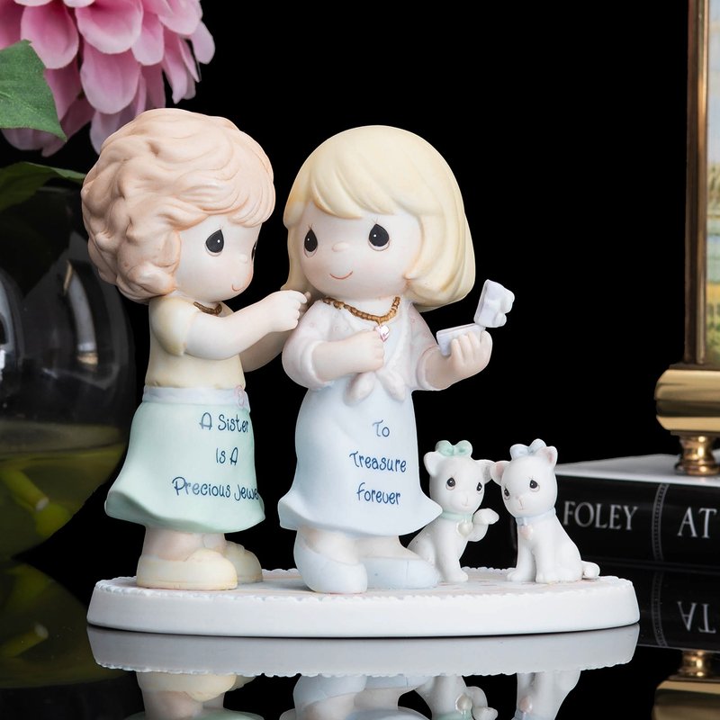 Precious Moments 姐妹情深珍宝相惜 2008 陶瓷公仔生日结婚礼物 - 摆饰 - 瓷 