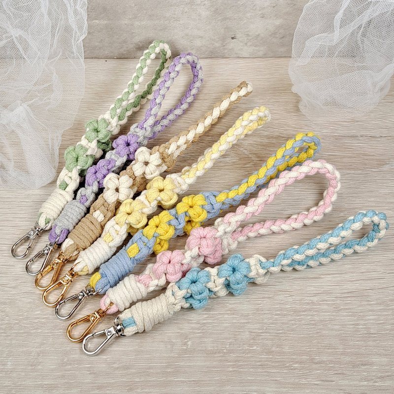 定制化编织手机绳 手腕带 斜背电话绳【自选颜色】姊妹礼物 生日 - 挂绳/吊绳 - 棉．麻 多色