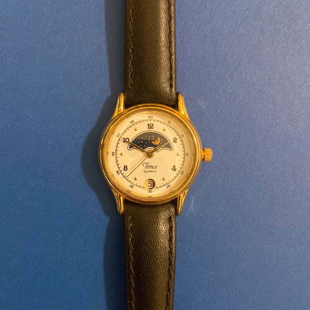 【 毕业礼物 】TIMEX 日月交替手表 - 对表/情侣表 - 玫瑰金 金色