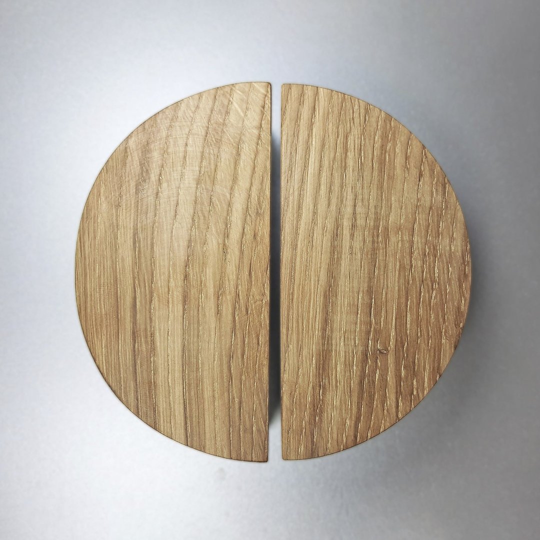 #2_Wardrobe door cupboard knobs. Wood drawer pulls handle. Pls see #1 smaller Ø - 其他家具 - 木头 白色