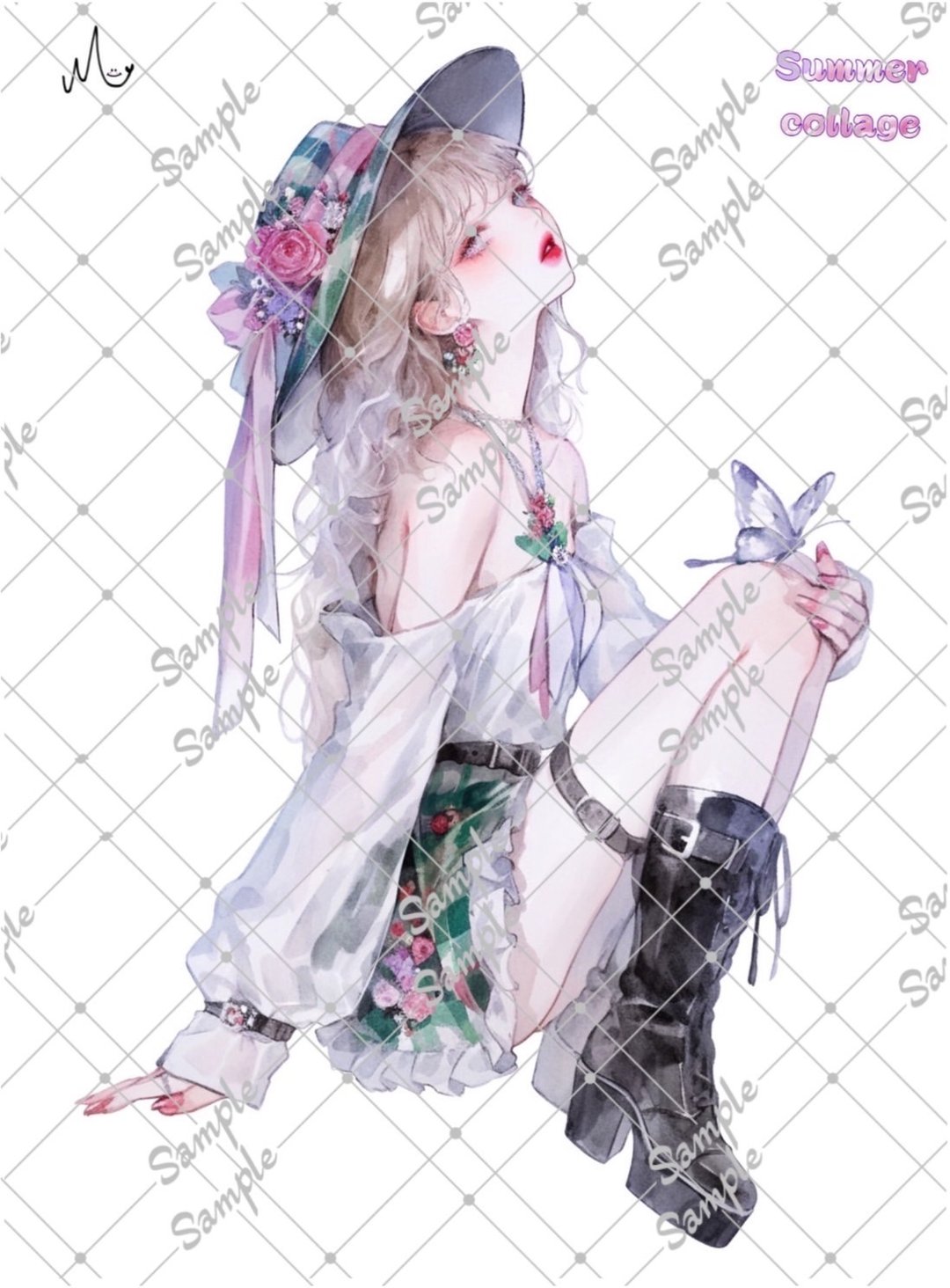 原创角色贴纸限时夏季系列至8月10日 - 贴纸 - 纸 