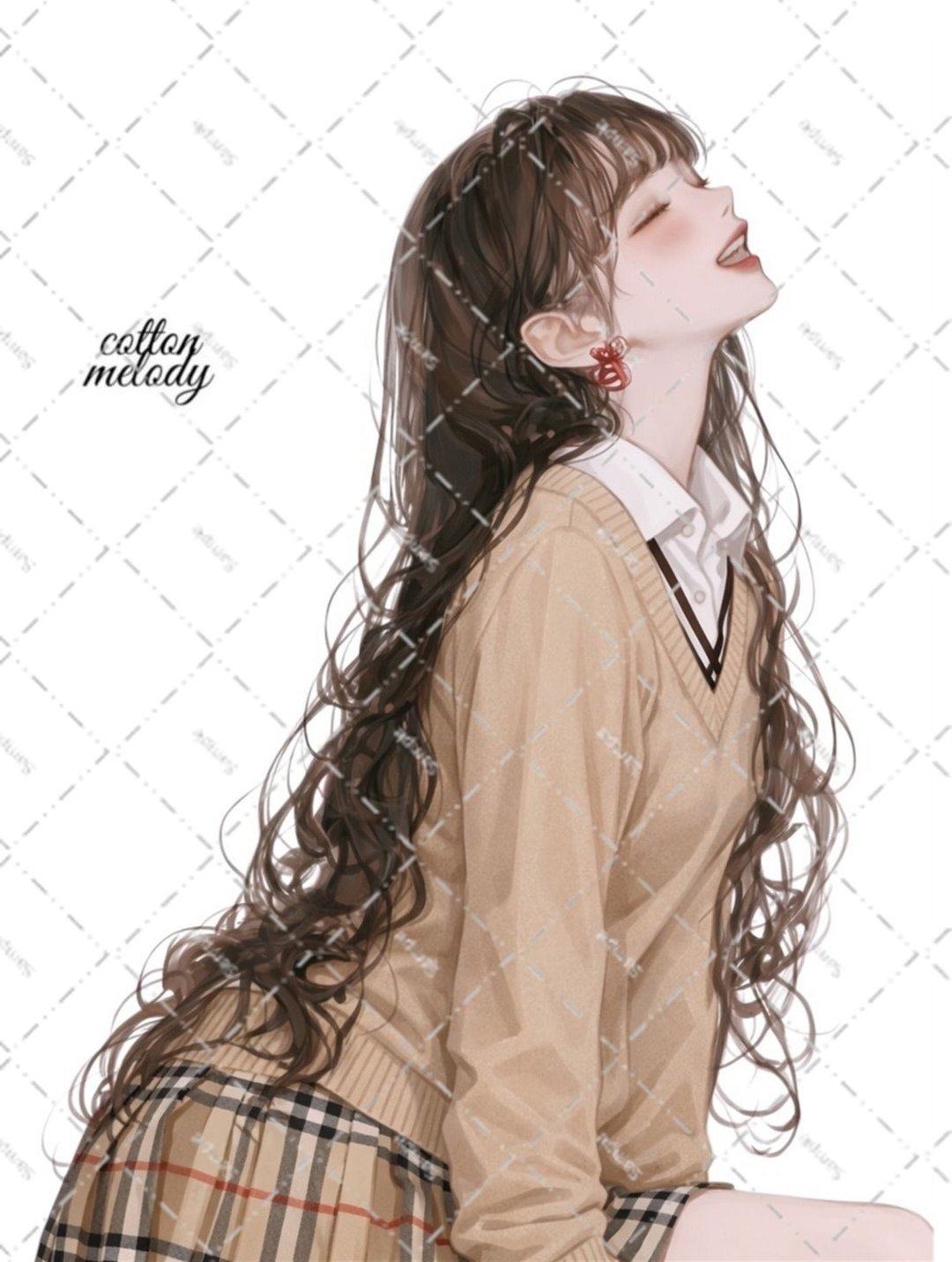 原创贴纸 no.7941 人物贴纸 原创贴纸 人物贴纸 女孩贴纸 原创人物贴纸 - 贴纸 - 纸 