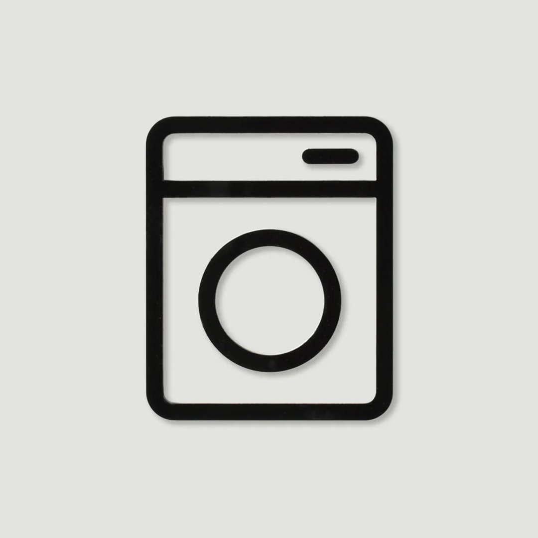 MOHEIM LAUNDRY 洗衣标示 黑 - 其他 - 塑料 黑色