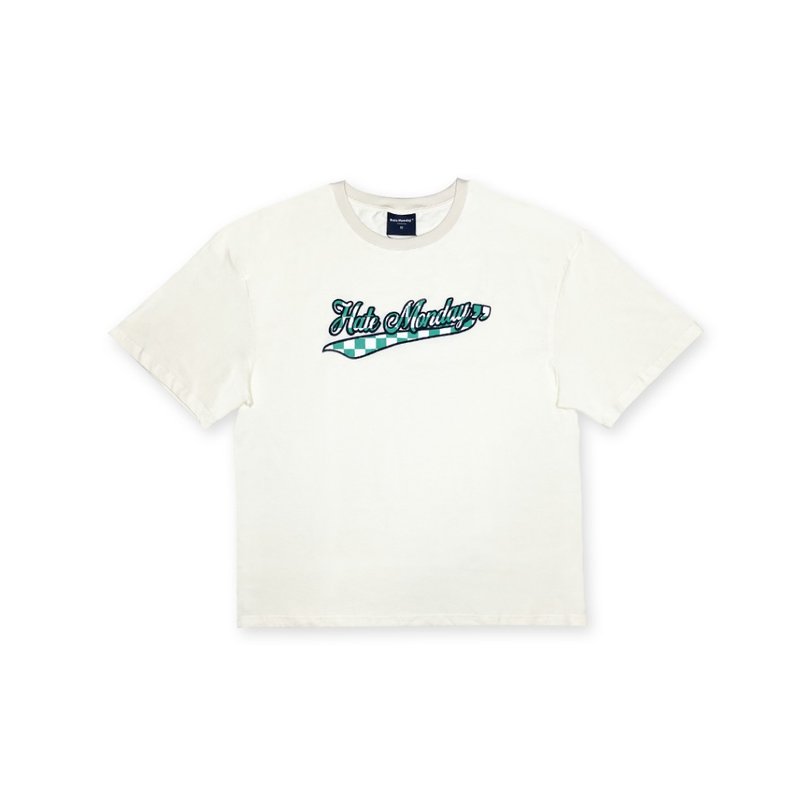 Hate Monday''  - TEE短袖上衣(S2304T06) - 中性连帽卫衣/T 恤 - 棉．麻 黑色