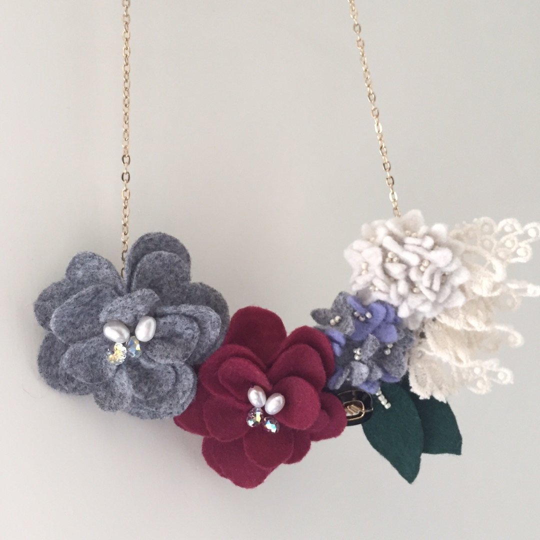 [ Bluesy Mod ] --- Bouquet necklace . 花束项链 (BBT7-C2) - 项链 - 其他材质 