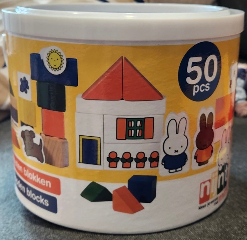Miffy米飞儿木块 50块 - 玩具/玩偶 - 木头 多色