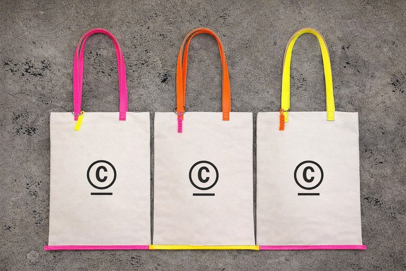 neon tate tote (CJ26007) Official Store Exclusive - 手提包/手提袋 - 棉．麻 多色