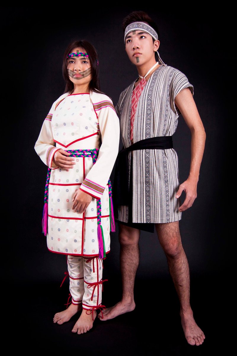 【原风艺站】创新版型族服 (含头饰) | 太鲁阁族 | 预定 | 原住民 - 其他 - 其他人造纤维 