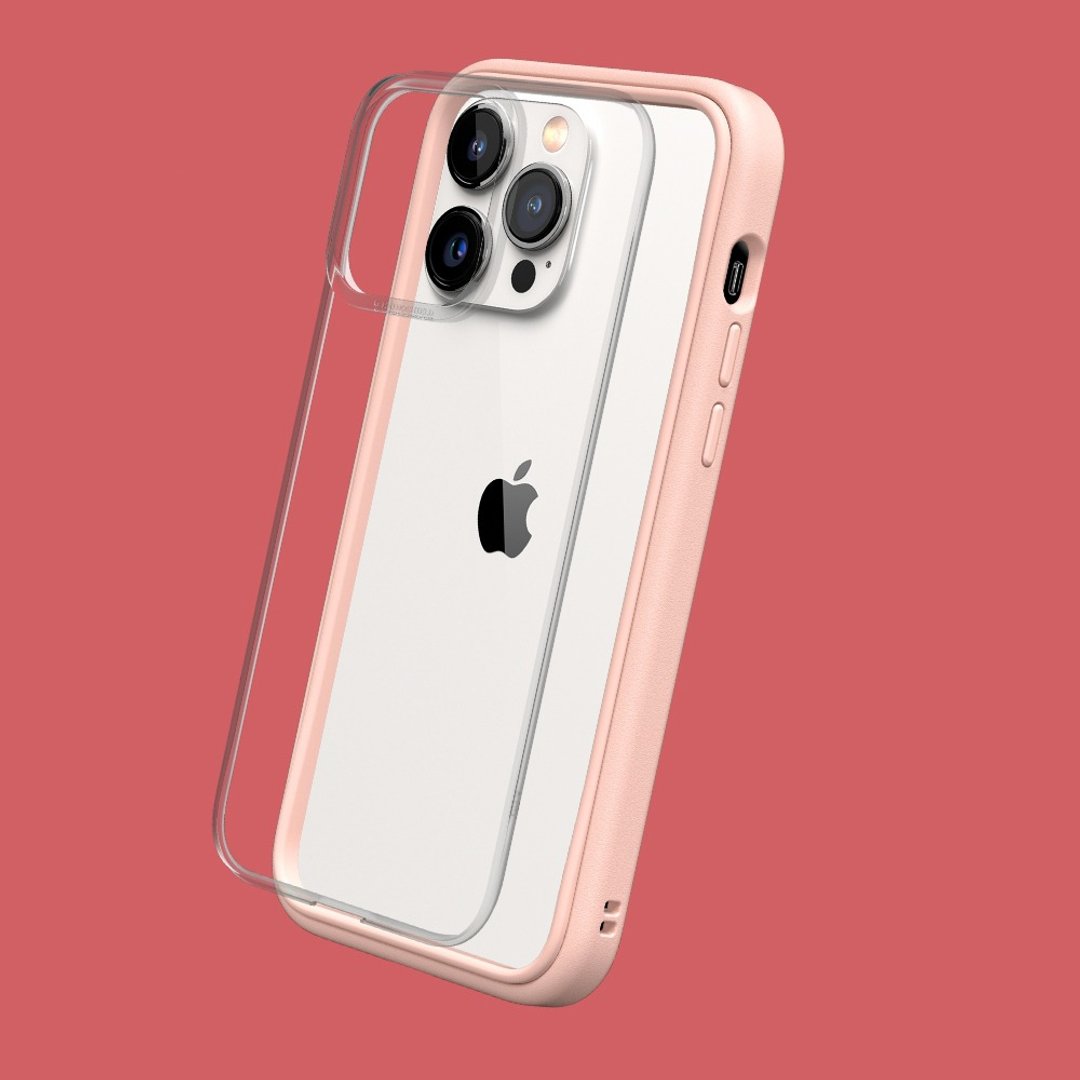 Mod NX边框背盖两用手机壳-樱花粉 for iPhone 14系列 - 手机配件 - 塑料 粉红色