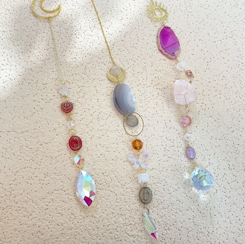 串串手作|静心水晶挂饰系列-单缕款(中阶手作课程) - 金工/饰品 - 半宝石 