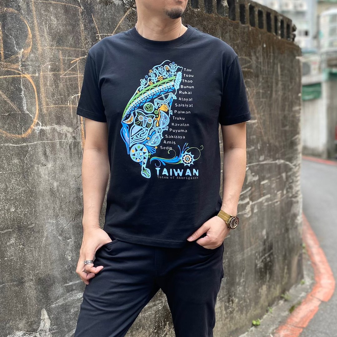 原住民图腾 / 原住民元素经典短袖T恤 / 纯棉台湾制 Taiwan - 男装上衣/T 恤 - 棉．麻 