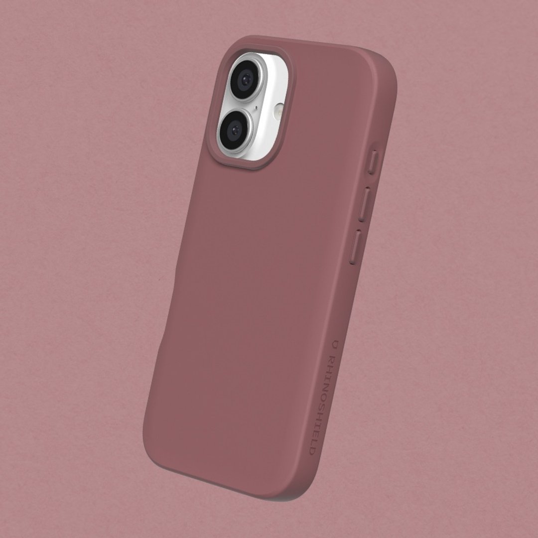 SolidSuit经典防摔手机壳/深紫红 for iPhone 16系列 - 手机壳/手机套 - 塑料 红色