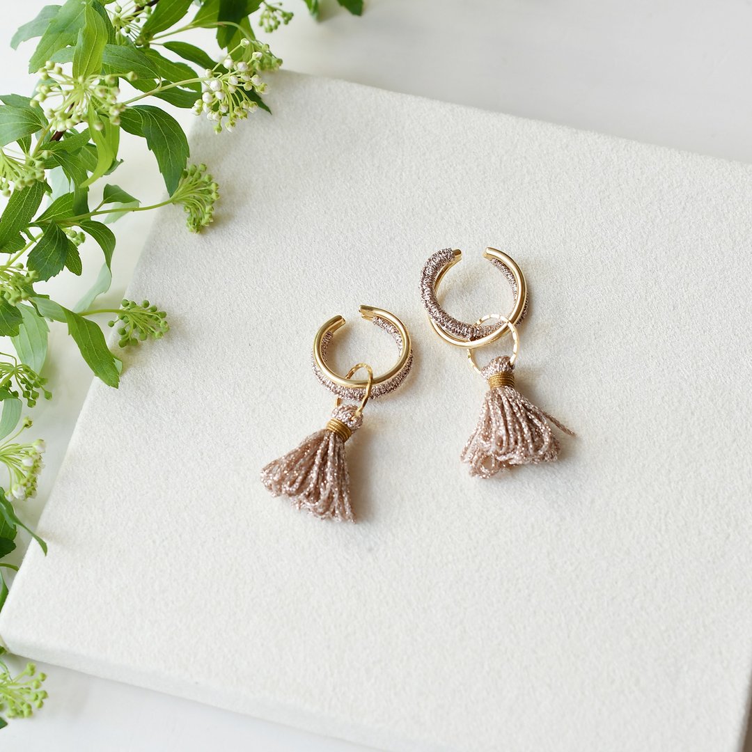 Multiway Ear Cuffs - 耳环/耳夹 - 其他材质 金色