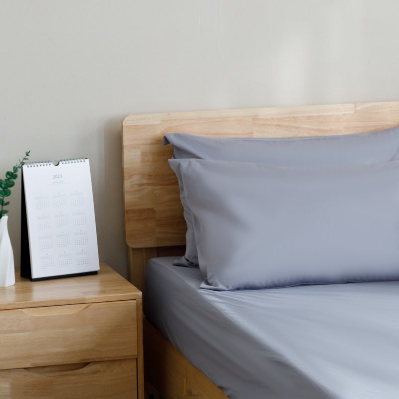 100%防水枕头保洁垫/深空灰/二入 - 寝具 - 其他人造纤维 