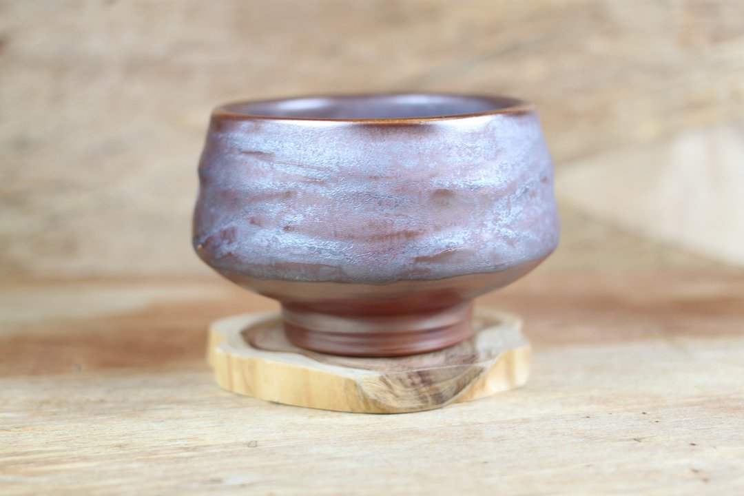 【沐春生活】原矿土涂层 高足茶碗 名家叶敏祥手工作品 - 茶具/茶杯 - 陶 