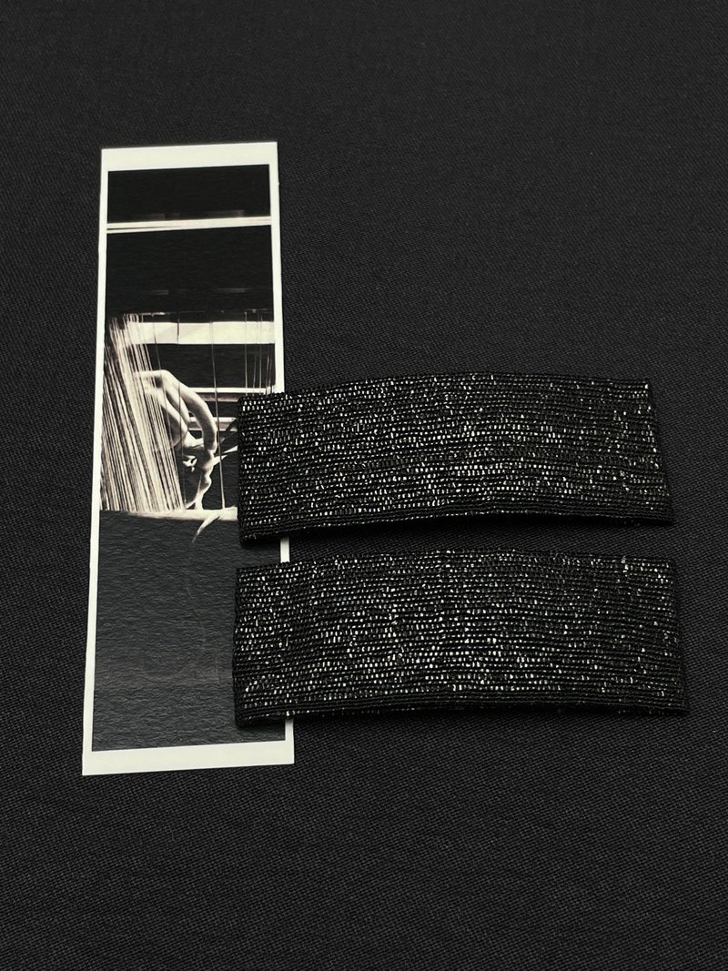 织间 手织蚕丝发夹 - 发饰 - 丝．绢 