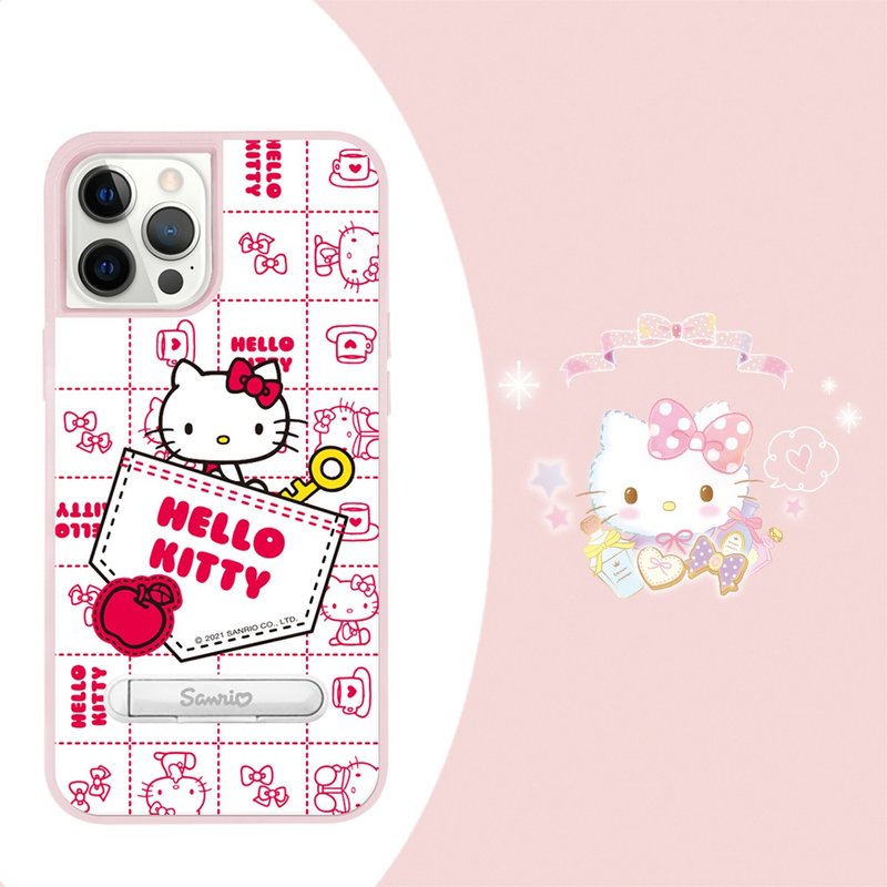 三丽鸥 iPhone 12 全系列 减震立架手机壳-口袋凯蒂 - 手机壳/手机套 - 其他材质 多色