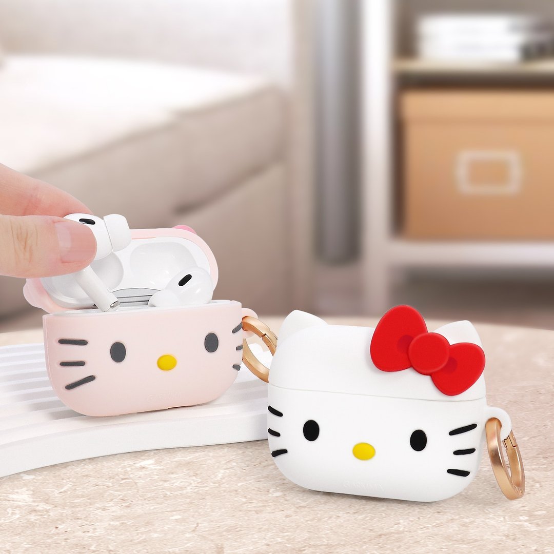 GARMMA  Hello Kitty for AirPods Pro/ Pro2 保护套 - 耳机收纳 - 硅胶 粉红色