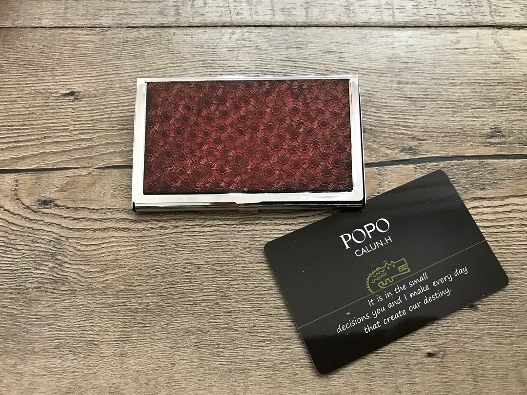 POPO│名片盒│leather - 名片夹/名片盒 - 真皮 红色