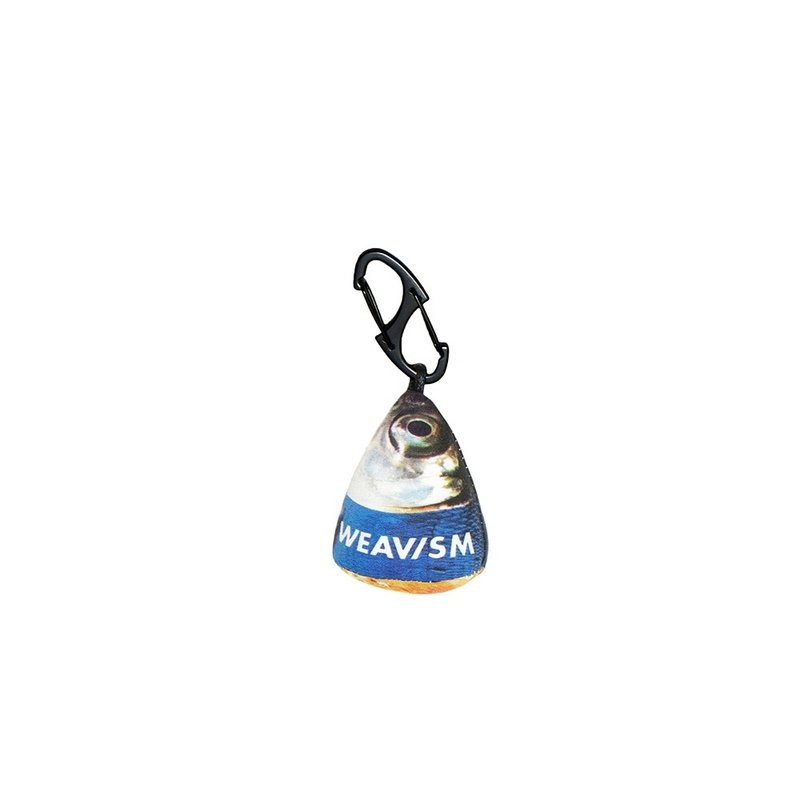 虱目鱼头钥匙吊饰 - 钥匙链/钥匙包 - 棉．麻 蓝色