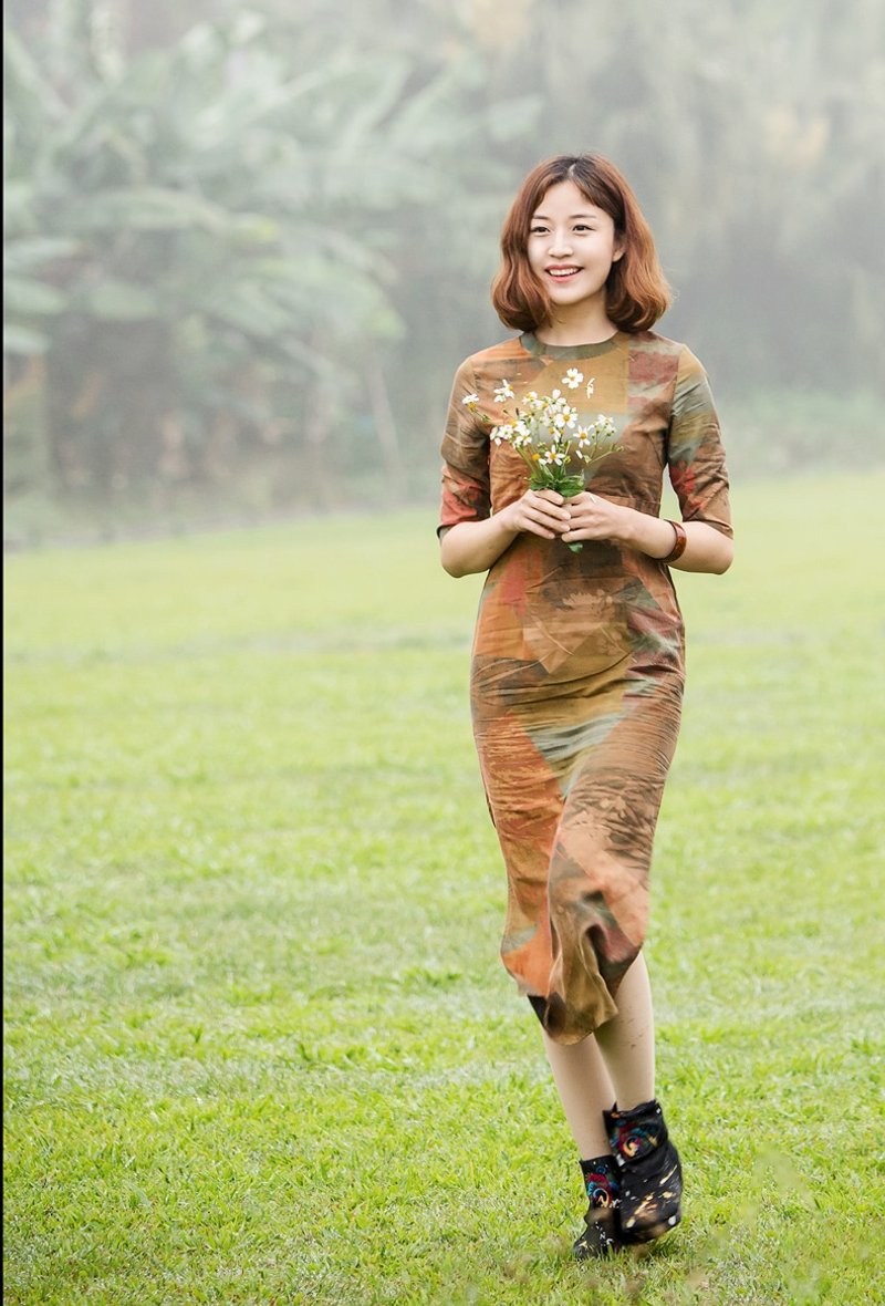 澄沙之味 A0002 - 洋装/连衣裙 - 丝．绢 