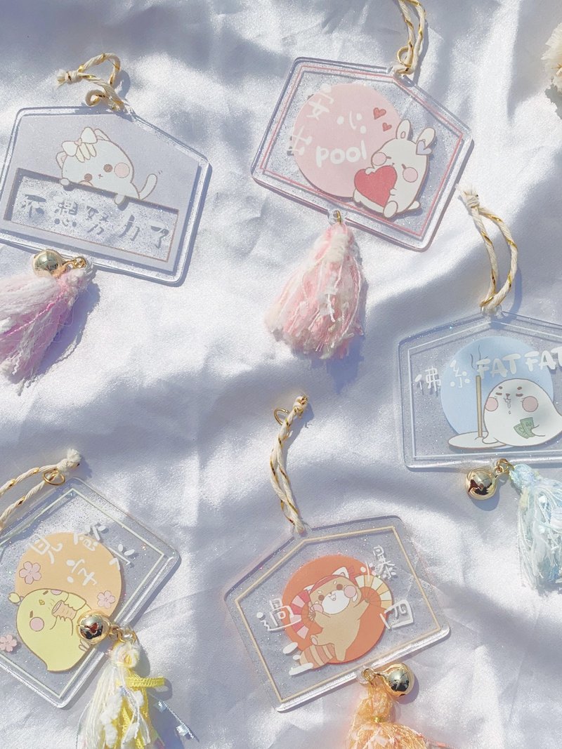 Palette Clan -- 绘马许愿吊饰 - 吊饰 - 压克力 多色