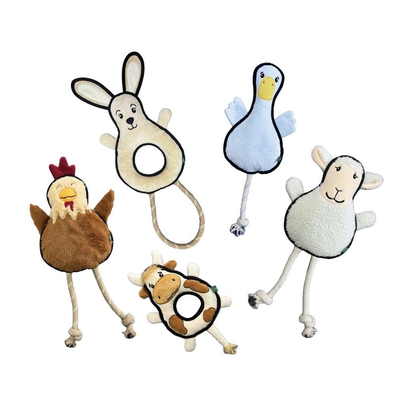 狗狗专用【农场动物系列】耐咬耐磨玩具 V-PET 玩偶 - 玩具 - 其他材质 