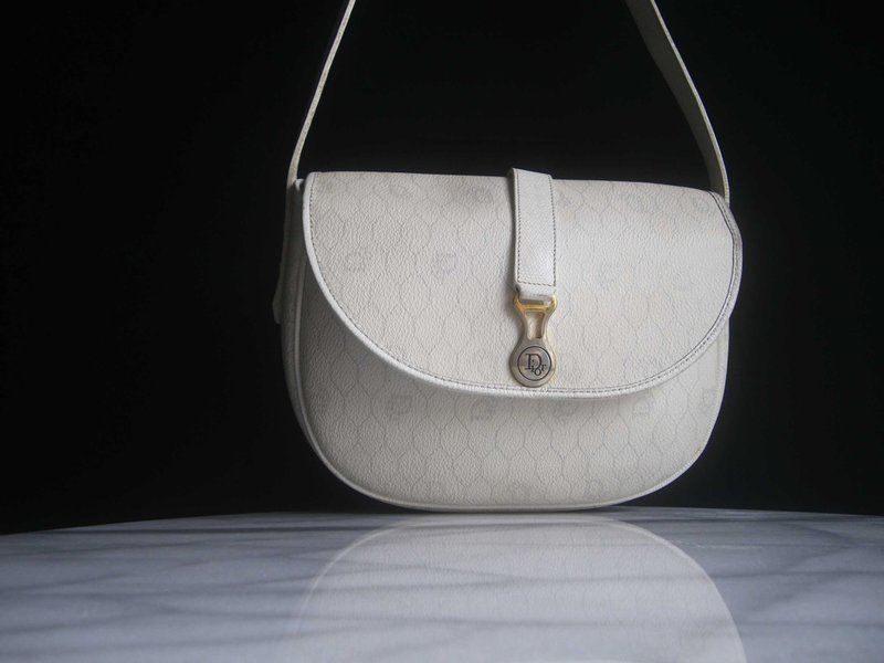 【老时光 OLD-TIME】早期二手少见老包DIOR老花蜂巢包 - 侧背包/斜挎包 - 其他材质 多色