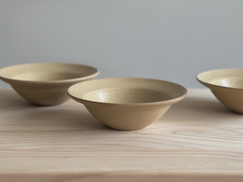 朽黄 五寸钵 - 碗 - 陶 