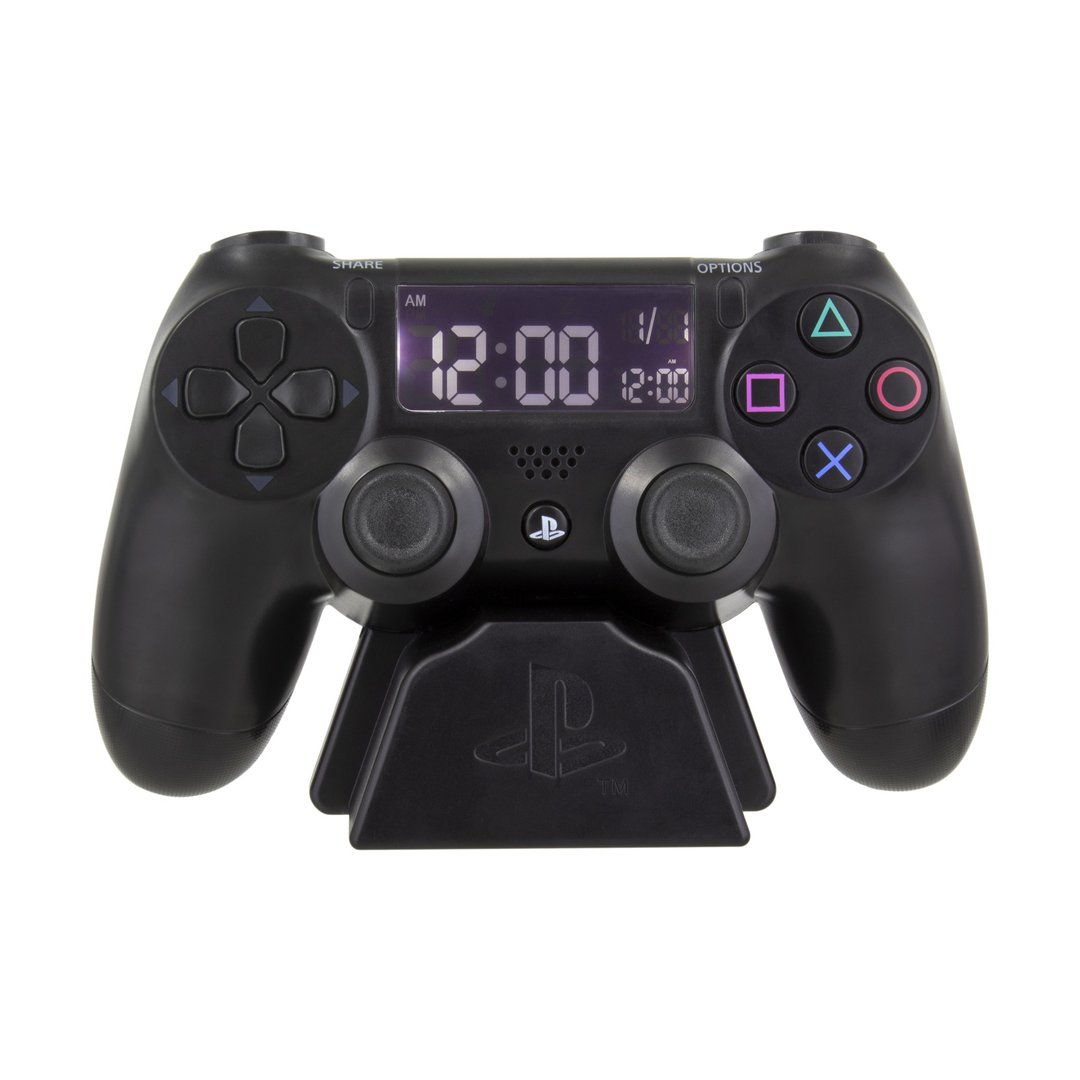 【完对礼物】官方授权Playstation黑色控制器造型闹钟-没有外盒 - 时钟/闹钟 - 塑料 黑色