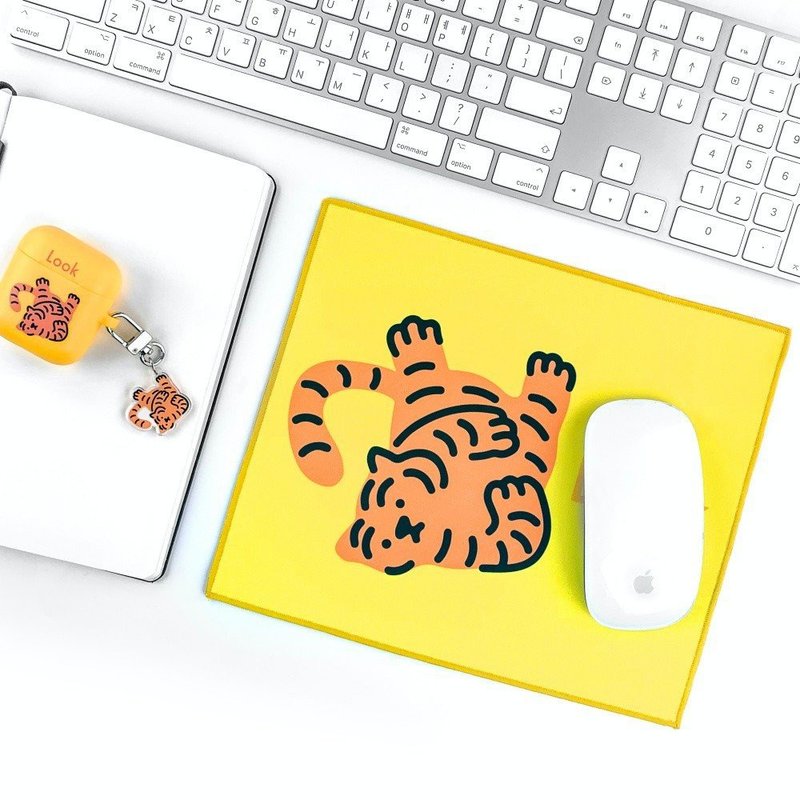 躺肥虎 橘虎懒洋洋 鼠标垫 Look tiger - 鼠标垫 - 其他材质 