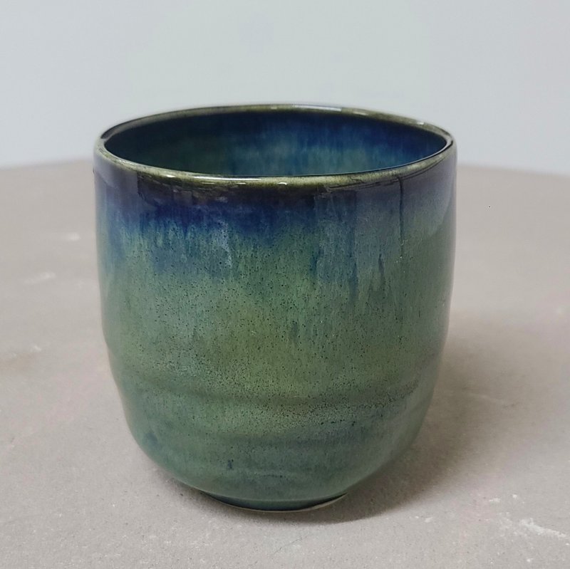 陶艺日式茶杯2 - 咖啡杯/马克杯 - 陶 绿色
