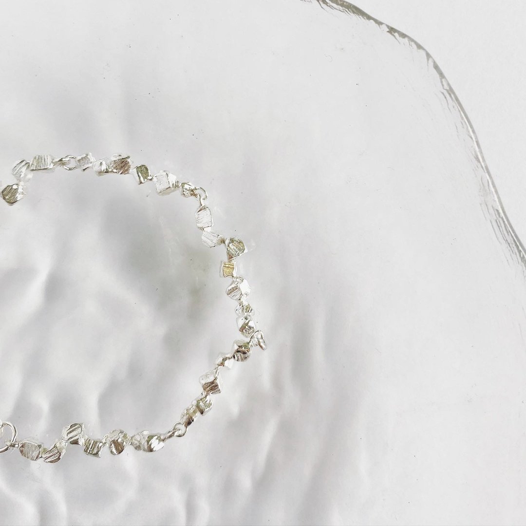 碎片手链 Fragment Bracelet 风景系列 925纯银 - 手链/手环 - 其他金属 银色
