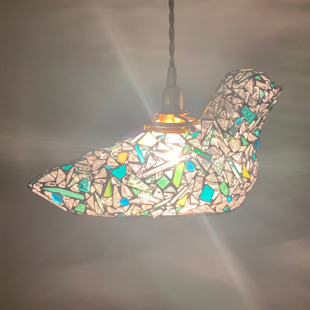 Jewel Night / Night Bird Green & Blue Topaz - 灯具/灯饰 - 玻璃 绿色