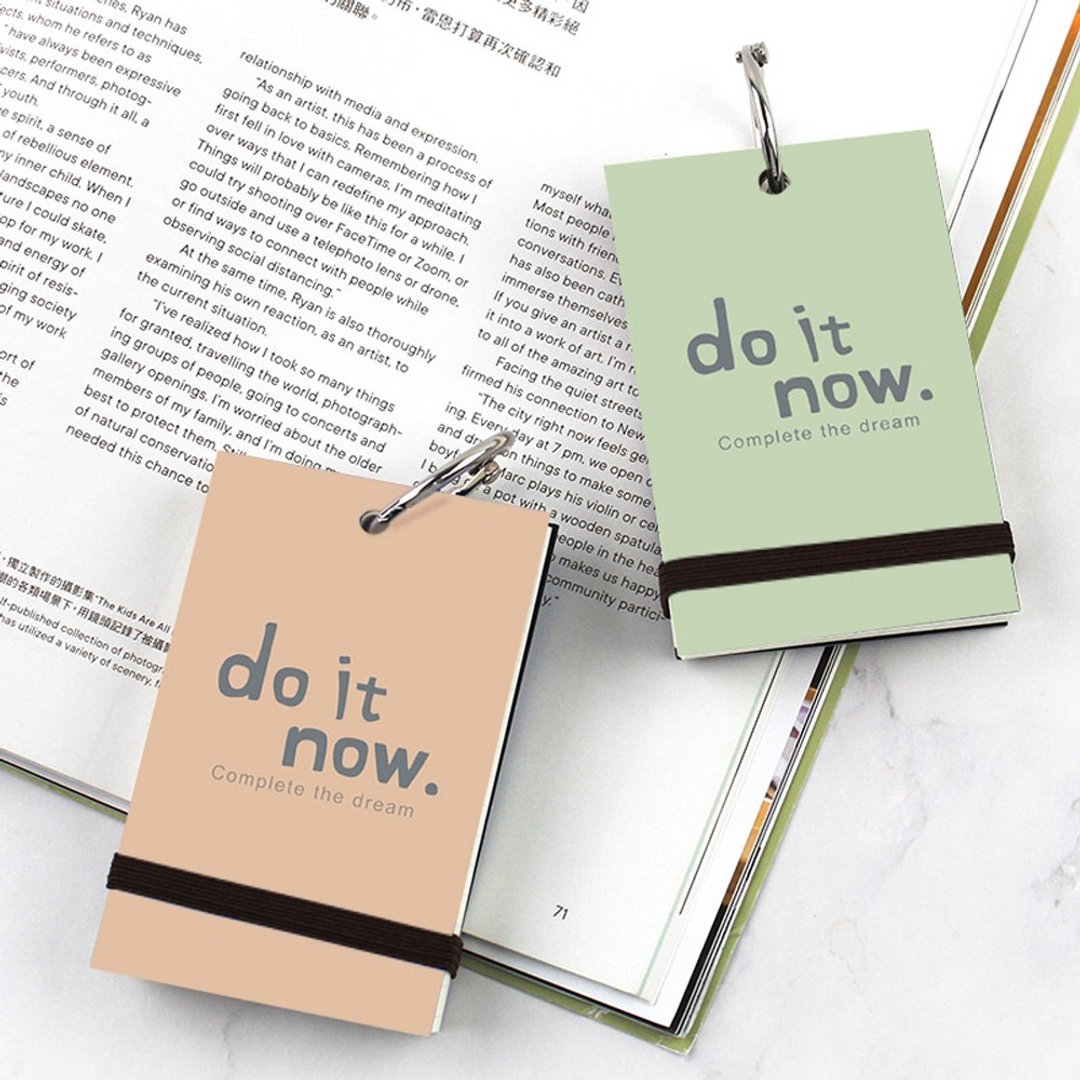 Chuyu 宽版单字本(方格5*5)/单词学习/便条本/80张-do it now - 便条纸/标签贴 - 纸 多色