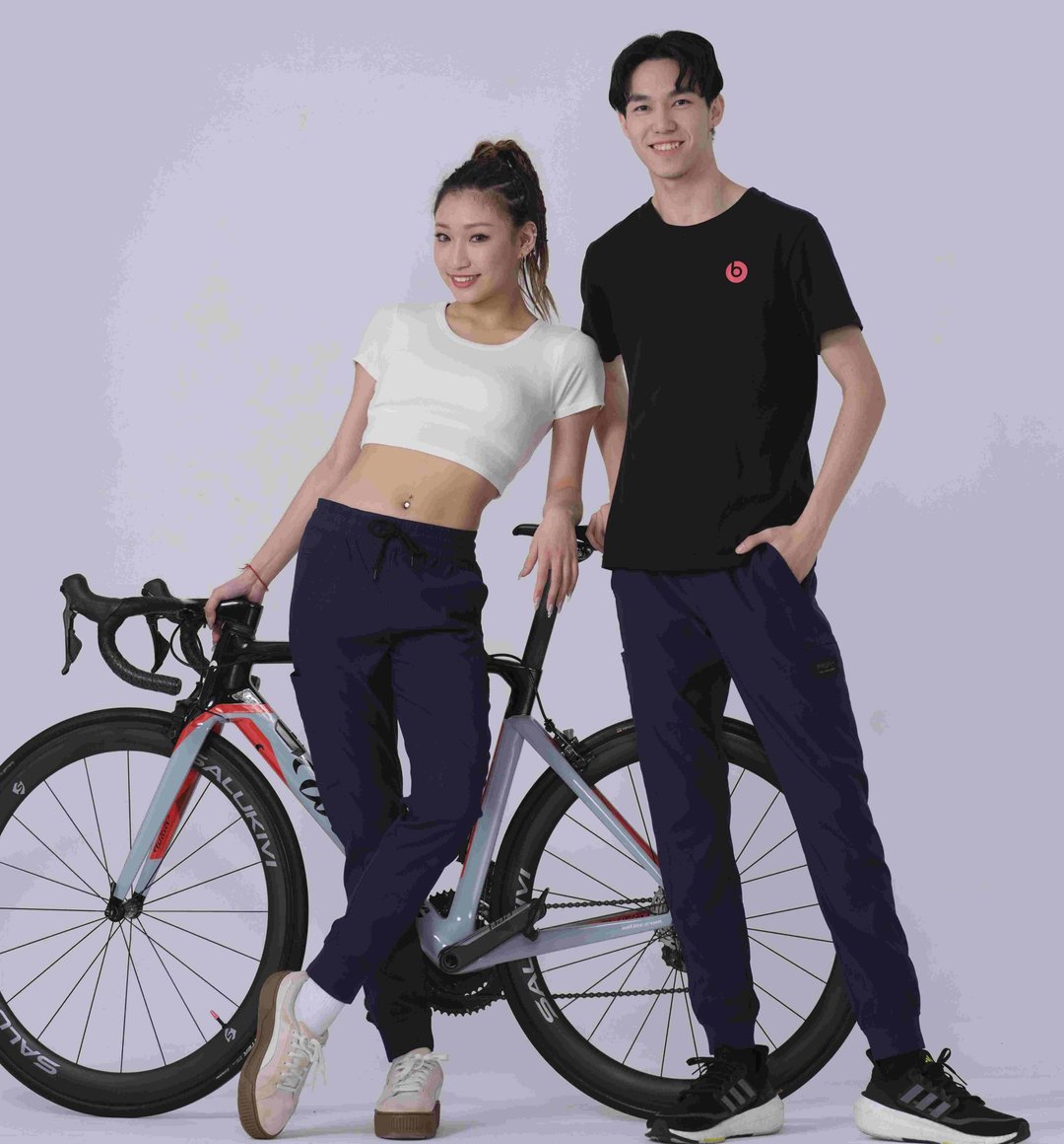 【快速出货】AM005 阿姆斯特丹 多机能运动休闲裤 – 海军蓝 - 中性裤装 - 其他人造纤维 蓝色