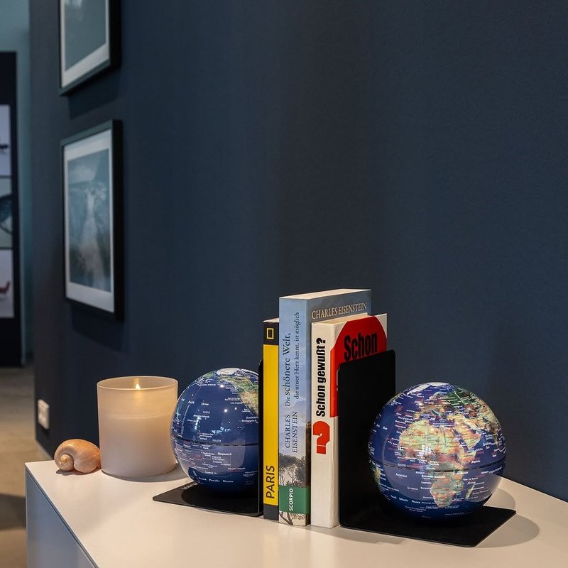 TROIKA 磁吸地球仪书挡_单颗 - 书架/书挡 - 其他金属 黑色