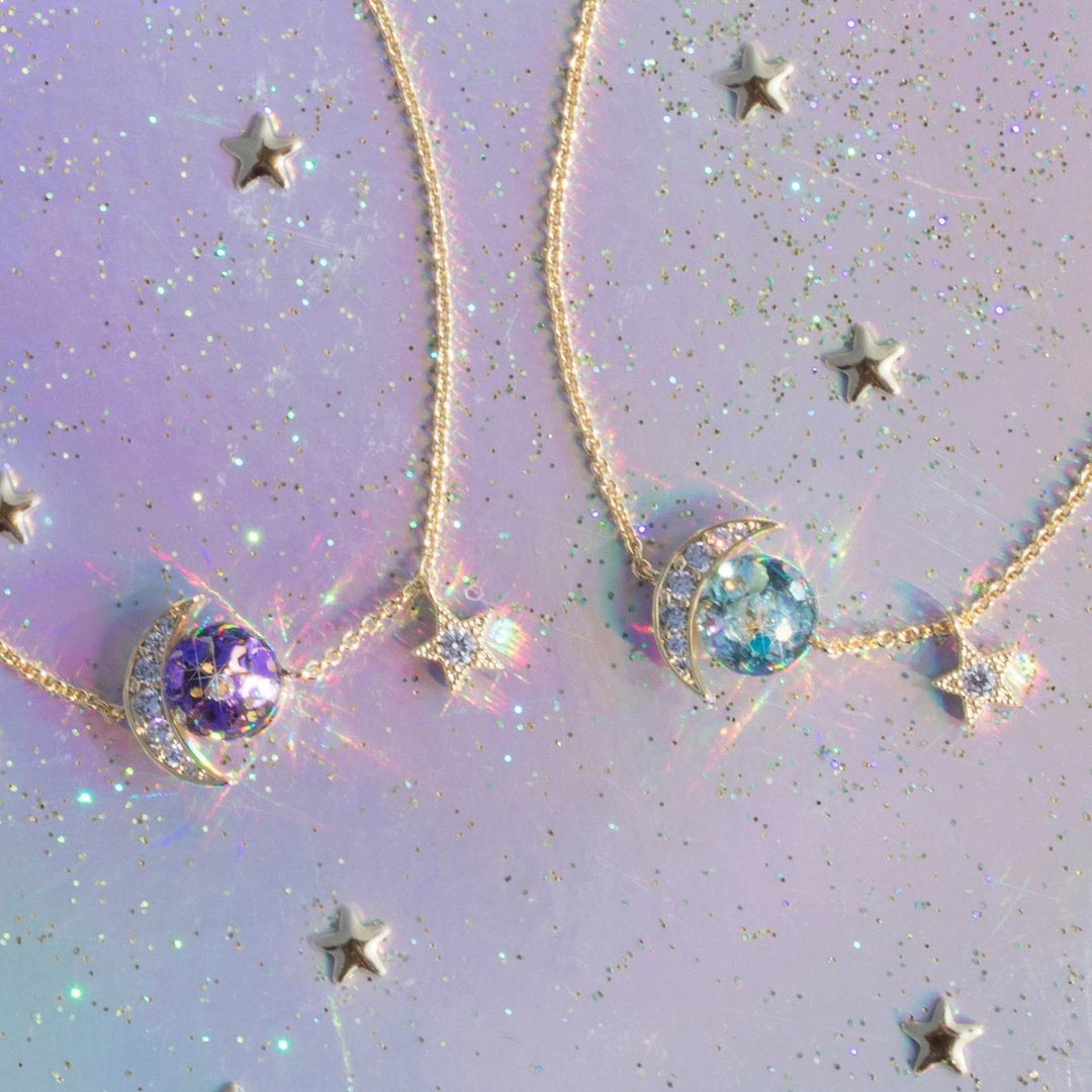 Lunar and Planetary Birth Snowball Bracelet - 手链/手环 - 玻璃 