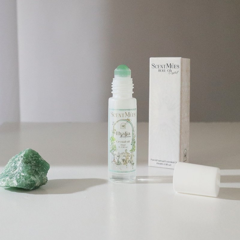Thalia绿东陵植萃能量油/10ml滚珠 平衡&愉悦 富足丰盈  舒缓压力 - 香薰/精油/线香 - 水晶 绿色