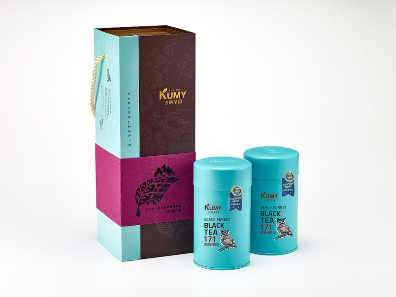 山沁茶叶礼盒_梨山红茶黑森林霞光171_2罐 - 茶 - 新鲜食材 红色