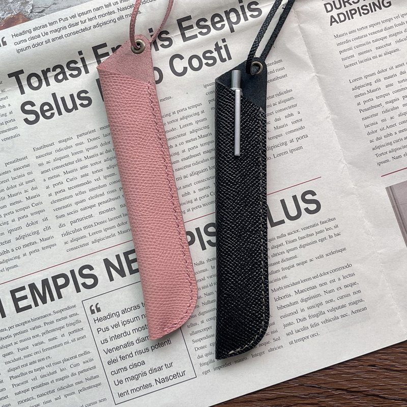 【DIY皮革手作】质感皮革笔套/笔袋 订做你/妳的礼物 - 皮件 - 真皮 