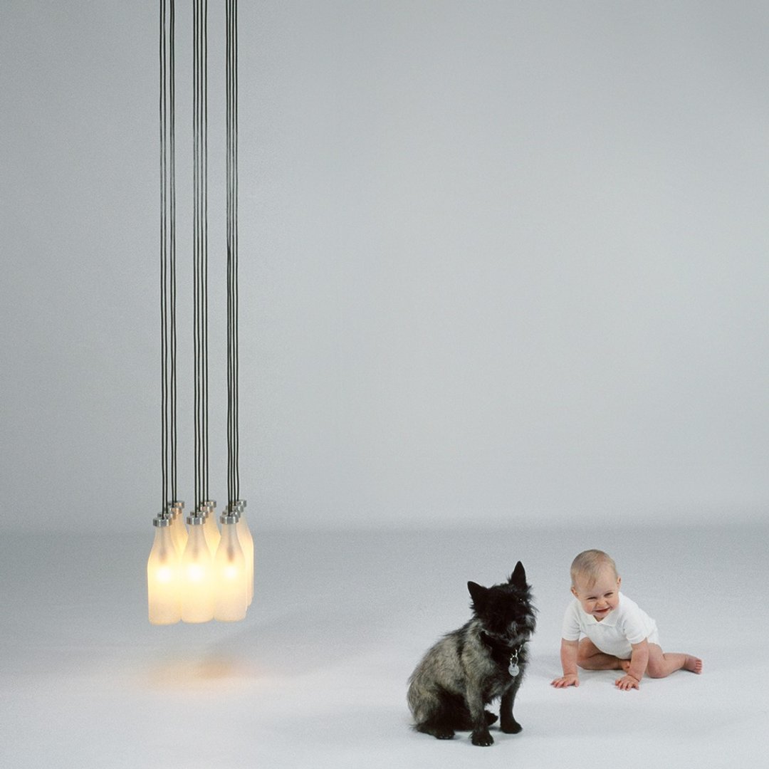 MoMA 现代美术馆永久收藏 / Droog  Milk Bottle Lamp 牛奶灯 - 灯具/灯饰 - 其他材质 